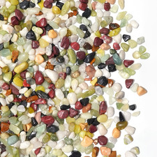 3LB Colorful Polished Pebbles 3/8" for Plants Aquarium Succulent Landscaping