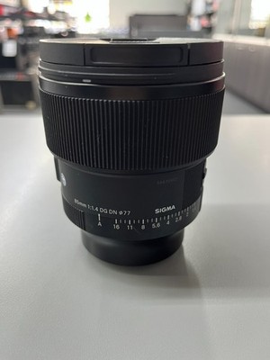 Sigma 85mm f/1.4 DG DN Art Lens for Sony E Mount  ~  NO rear cap