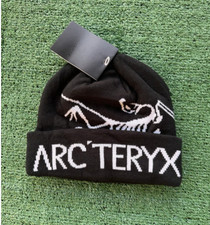 Arc'teryx Bird Word Toque Beanie Black Void Wool Knit Winter Hat Unisex - NWT