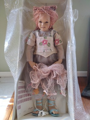 Annette Himstedt Doll Milani 36  Doll Superb Condition All Orig 104/377 KINDER
