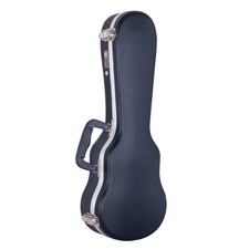 Soprano Ukulele Case Hardshell Black with Plush Lining Anti Scratch Protection