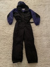 Columbia Women’s Vintage Wintertrainer Black and Purple Snow Suit -Size S