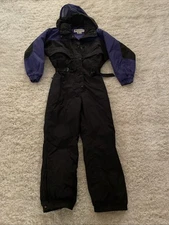 Columbia Women’s Vintage Wintertrainer Black and Purple Snow Suit -Size S