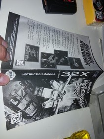 Sega Genesis 32X Zaxxons Motherbase 2000 Game CIB W Manual & Inserts Tested