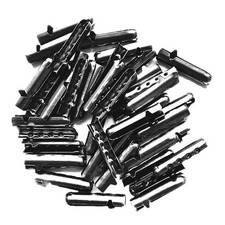 300 Pcs Metal Bullet Shoelace Ends Aglet Repair Tips for DIY Replacement