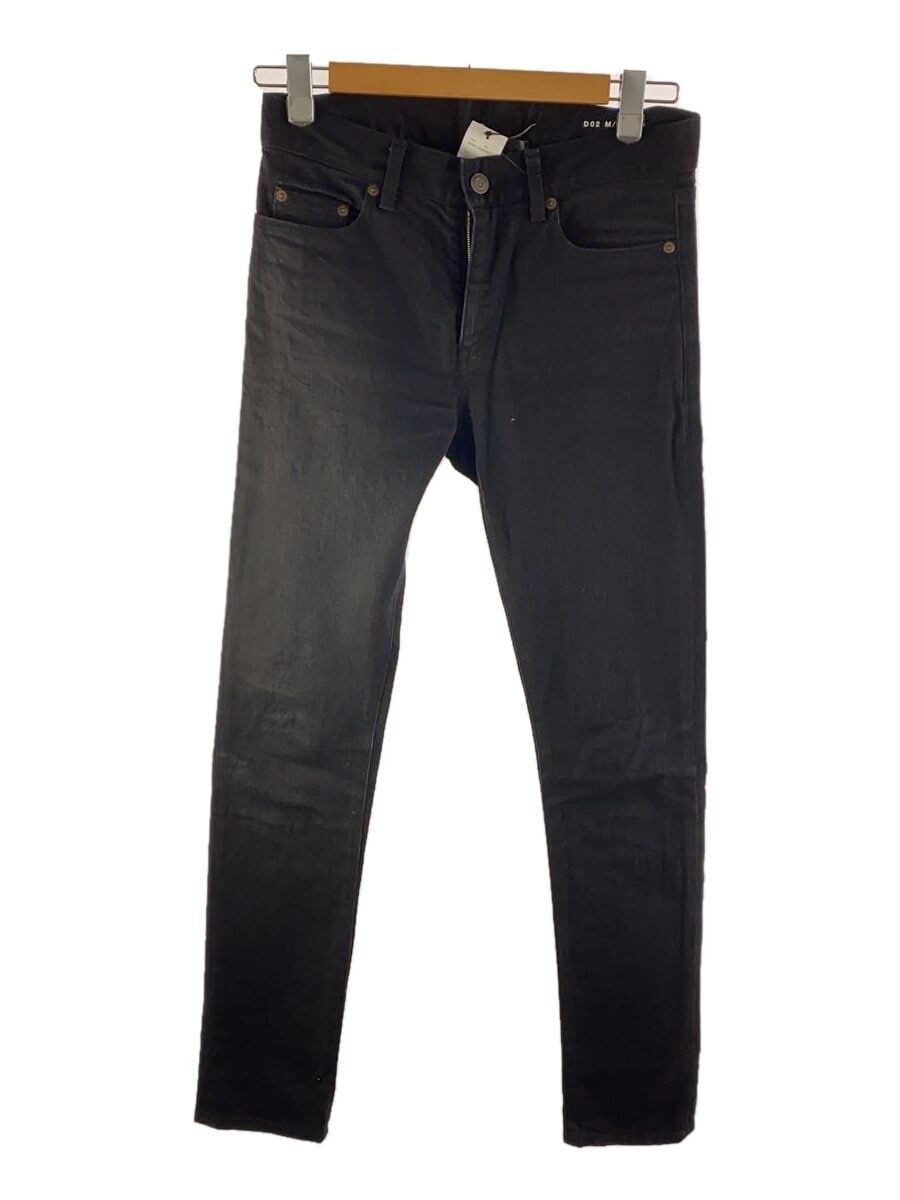 SAINT LAURENT PANTALONE SKINNY 28 DENIM NERO 376906 YYS02