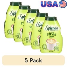 5 Pack Liquid Stevia Sweetener Drops Zero Calorie Sugar Substitute 165 Servings