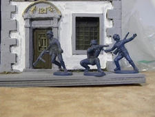 3 Atlantic WW11 German  Infantry 1/32nd Excellent Condition (Nov. Listing)