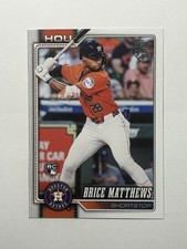 2026 Topps Series 1 - Brice Matthews #132 (RC) Houston Astros Rookie Base 