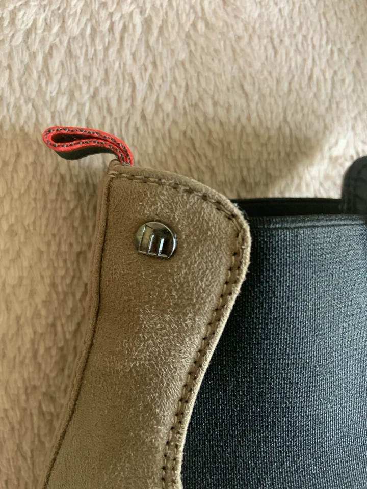 Mustang MTNG Ankle Boots Taupe Beige Nubuck Chunky Platform Size 4 37 Ex/Cond - Image 2 of 4