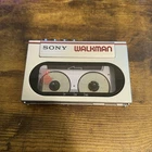 Vintage Sony WM-10 Walkman Stereo Cassette Player Red , No power