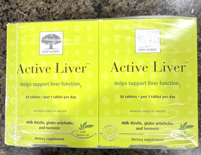 NEW NORDIC Active Liver 6 Boxes of 30 Tablets Exp 04/2029 BRAND NEW & SEALED