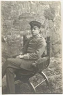 WWI German Army Officer Vice Wachmeister Strasbourg RPPC Military Portrait Photo