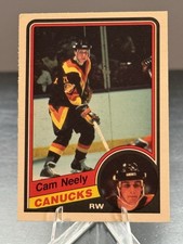 O-Pee-Chee 1984-85 Cam Neely Rookie #327 Vancouver Canucks NHL Card. rookie card picture