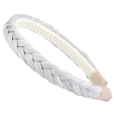 DIGUAN Width 0.9 inches Synthetic Hair Plaited Headband Braid With Teeth Hair...