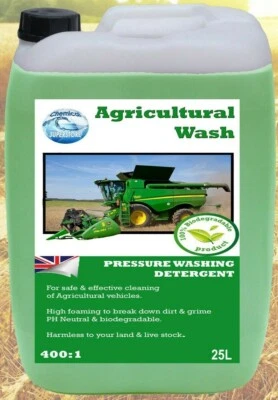 CHEMICAL SUPERSTORE Farm Agricultural Wash 400:1 25L Container