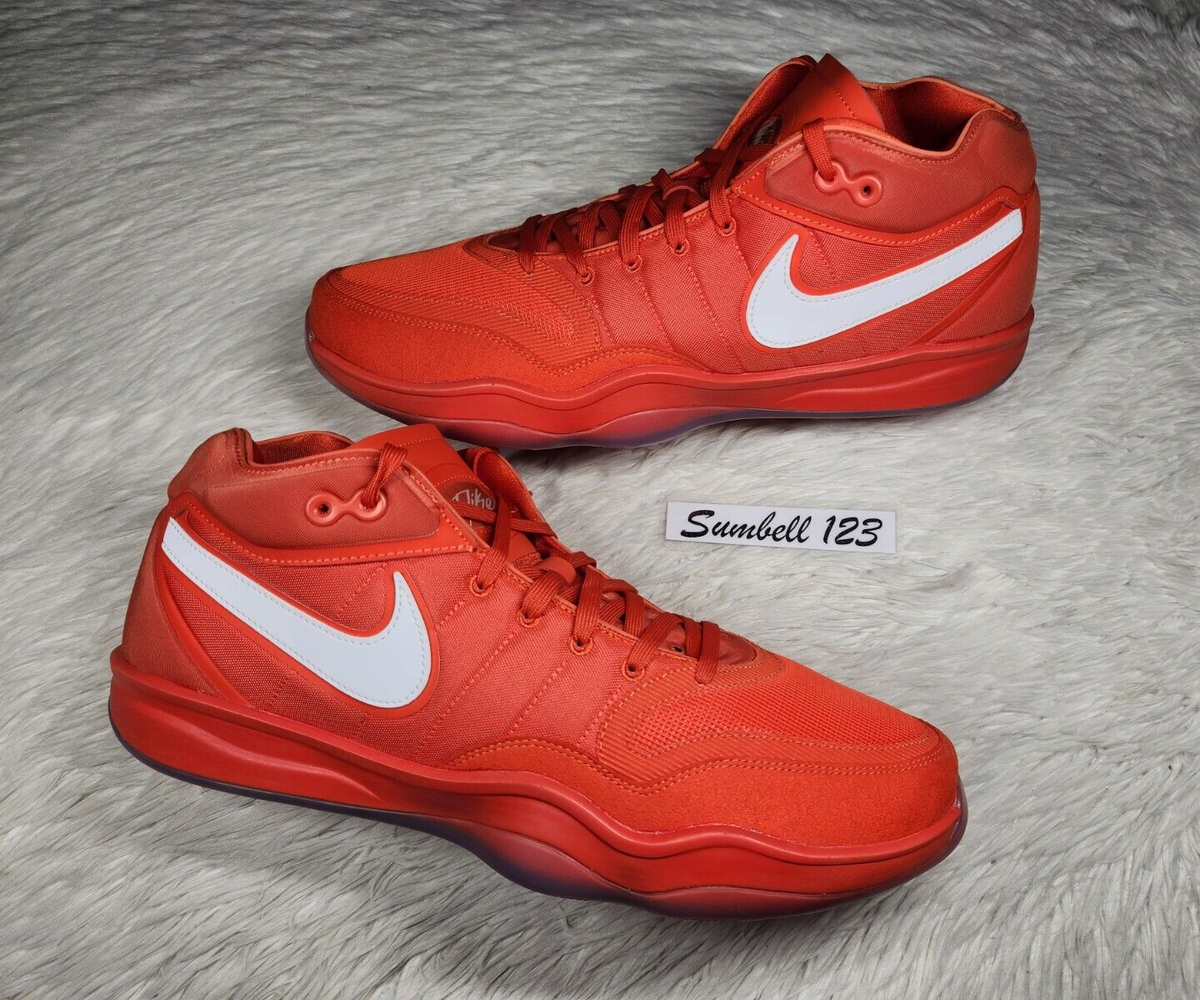 New Men’s 9.5 Nike G.T. Hustle 2 TB PROMO Basketball Orange Black Wemby. New Men main image 3