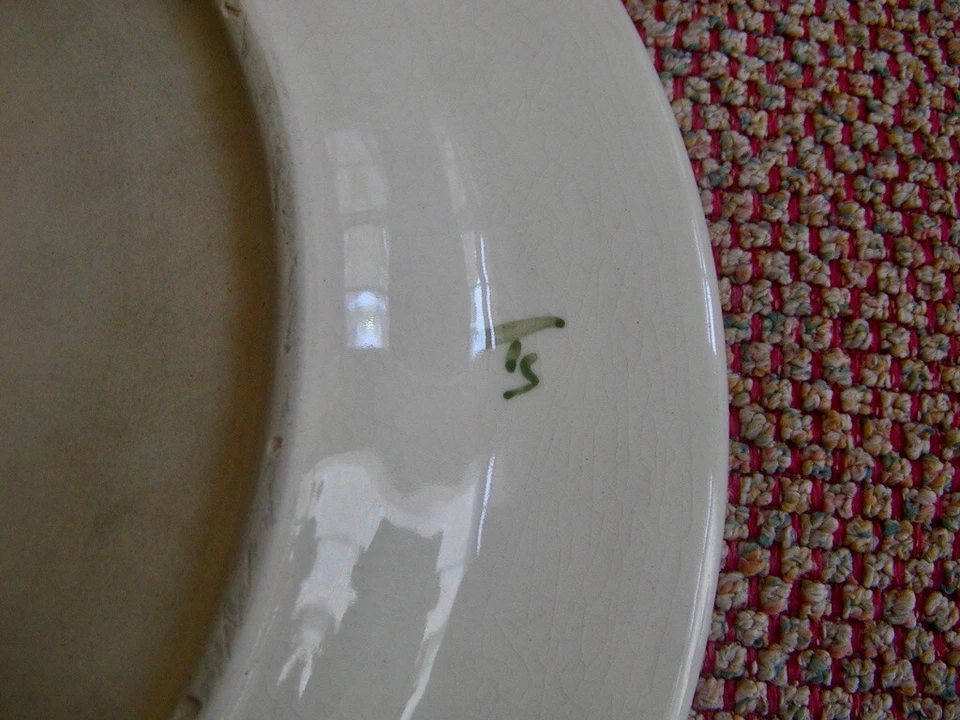 Platos de cena Hartstone Ivy de 10" inicializados por el artista 6 disponibles Foto 3 de 3