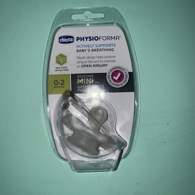 Chicco Physioforma Pacifier Mini 0-2 Months Silicone Orthodontic Open Airway