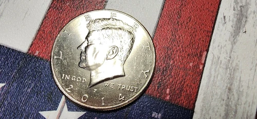 2014 P/D Kennedy Half Dollars - BU from Mint Rolls **FREE SHIPPING**