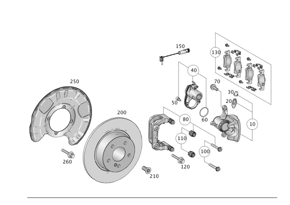 パーキングブレーキアクセサリ 59700B8800 59700B8800 カー  