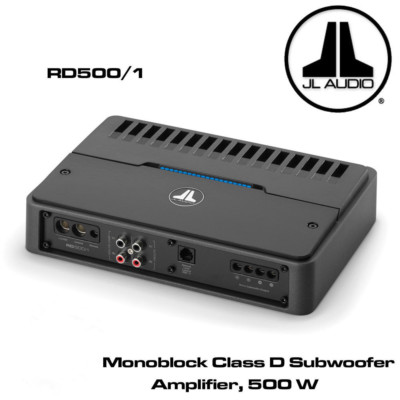 JL AUDIO モノチャンネル(1ch)アンプ(RD500/1)中古品 JL Audio RD500/1 - Class D Mono Amplifier 500W RMS Bass Amplifier