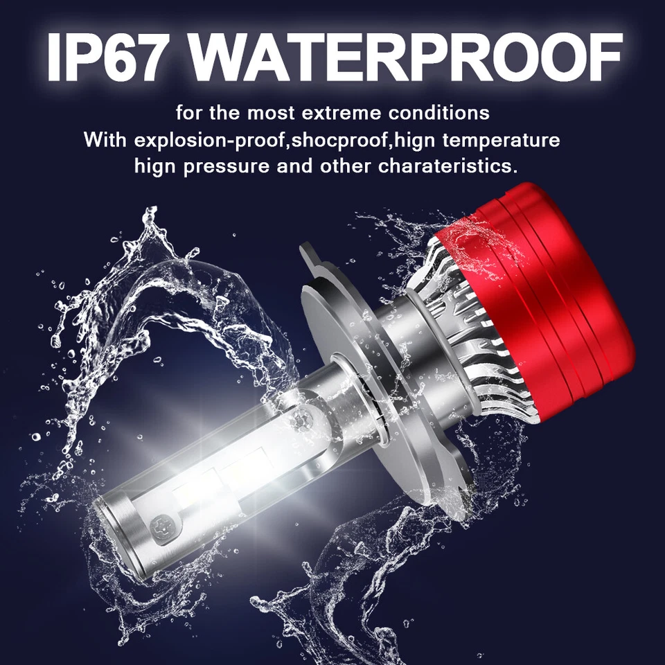 For Mercedes-Benz C36 AMG 1995-1996 6000K Combo LED Headlight Fog Light Bulbs - Image 4 of 4