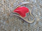 Vintage Modern  Jewelry lot 17 pcs ~ Hearts Butterfly PIns, Keychain, Brooches  — photo 10