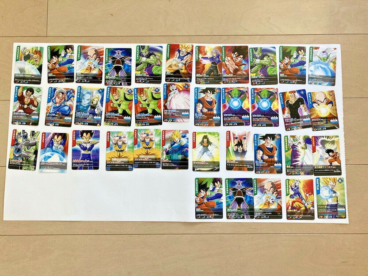 Dragon Ball Z CARD GAME  2005 38 cards set　super rare