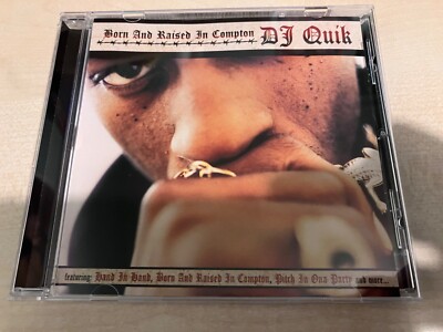 DJ QUIK - BORN AND RAISED IN COMPTON (CD ALBUM) RAP HIP HOP