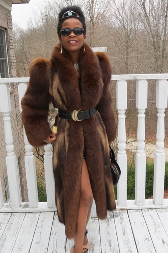 Fox Fur coat jacket 