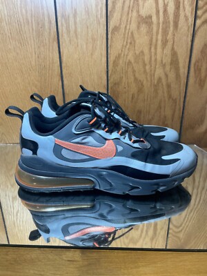 nike air max 270 react winter wolf grey total orange