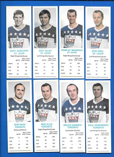 1970-71 DAD'S COOKIES NHL 70-71 DADS COOKIE NHLPA HOCKEY CARD SEE LIST - Picture 127 of 151