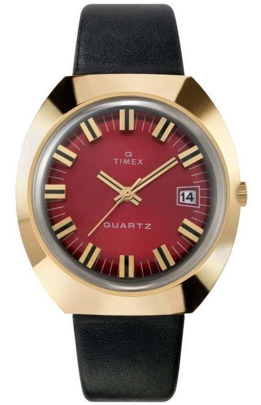 Timex 1972 Reissue Leather Strap Watch Men's Watch TW2U29500 | eBay