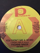 Yvonne Baker - You Did nt Say A Word / Hatti Winston - Pictures Dont Lie - Demo
