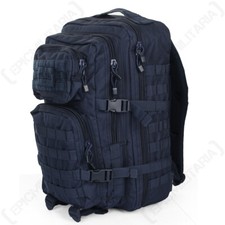 Navy Blue MOLLE Assault Pack Large - Rucksack Backpack Bag 36L Military Army New