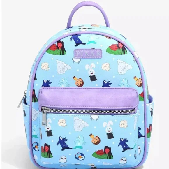 Pixar Mini Backpack Pixar Shorts Characters All Over Print I Lava You Disney Pixar Shorts Characters Allover Print Mini Backpack  main image 2