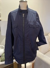 Structure Full ZipLightweight Windbreaker Mens Long Sleeve Jacket Medium