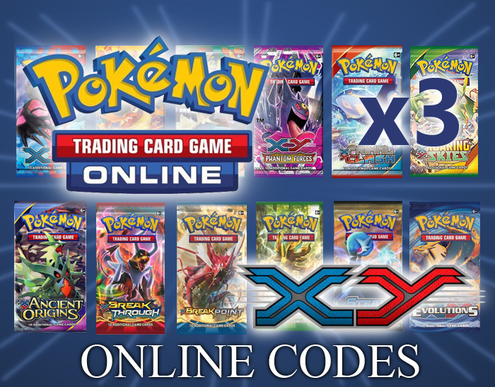 Pokemon XY Flashfire Booster Pack Online TCG Code - Email Delivery!