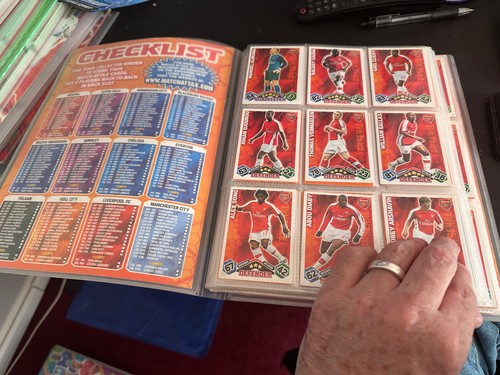 09/10 Topps Match Attax Premier League Trading Card Binder with 396 Cards - Picture 3 of 24