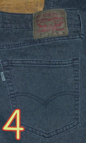 Levis 511 Skinny Leg Men's Gray Green Blue Brown Jeans 36x28 36X30 36x32  36x34 | eBay