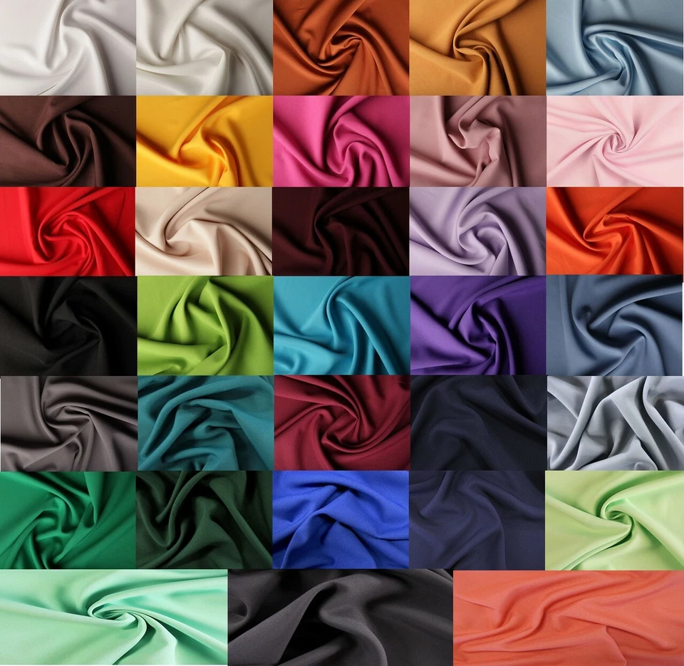 MARKENLOS ALLROUND Stoff Dekostoff knitterarm universell einsetzbar 33 Farben EUR 3,98/m