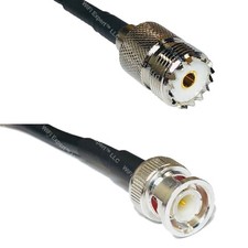 RFC240UF SO239 UHF Female to BNC MALE RF Cable FAST-SHIP LOT