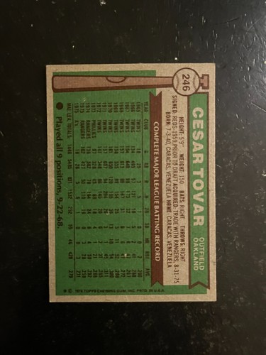 1976 Topps Baseball cards - low quality - $1 per card - Picture 159 of 501