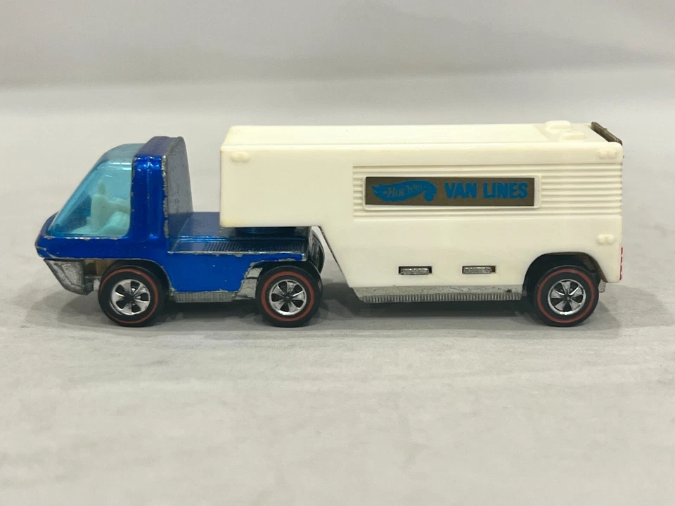 Hot Wheels 1969 Redline Van Lines Heavyweights Hong Kong (cabina azul) Foto 2 de 4