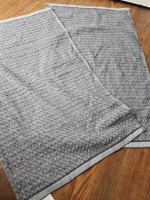 2 Costco HANDTÜCHER Handtuch 100% Baumwolle 42 x 71 cm NEU OHNE ETIKETT 