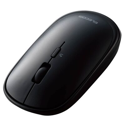 ELECOM Bluetooth Maus Silent Quiet Click Slim 4 Tasten für iPad Laptop PC