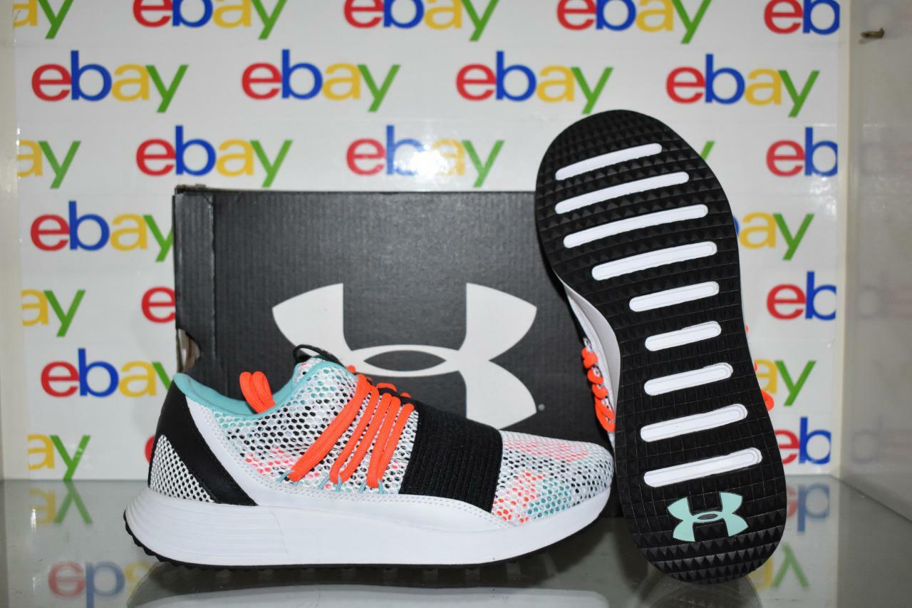 orange under armour shoes women's