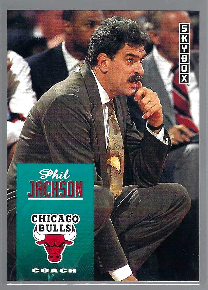 1992 Skybox Phil Jackson #258 Chicago Bulls