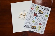 Archer & Olive 90s Nostalgia Sticker Sheet Journaling ONE sheet